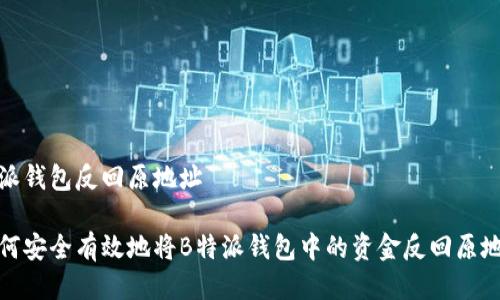 特派钱包反回原地址

如何安全有效地将B特派钱包中的资金反回原地址